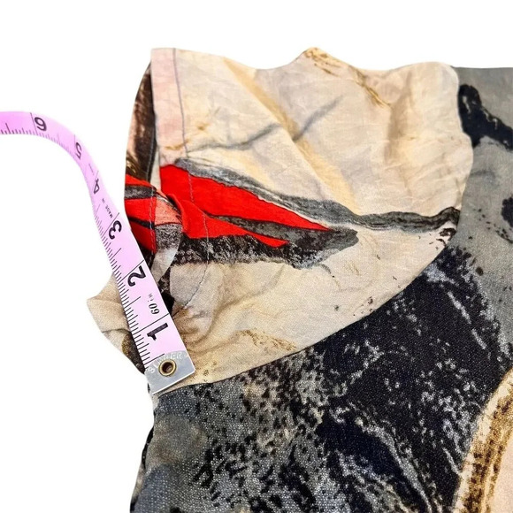 SYFS THC Women's XL Abstract Art Short Sleeve Dress Multicolor Casual - Picture 9 of 9